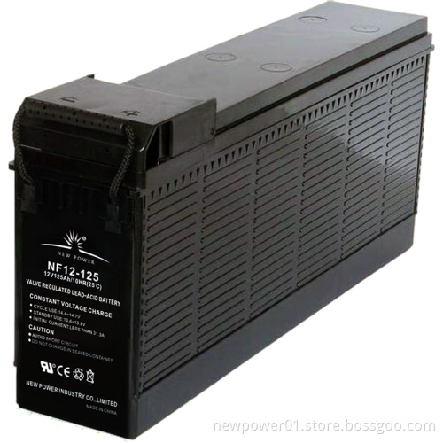 12V125ah Front Terminal Lead Acid Battery (NF12-125)